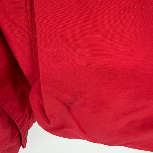 Lands End Wool Lined 60/40 Winter Mountain Parka Red Mens Large/XL USA Vintage - Picture 5 of 15